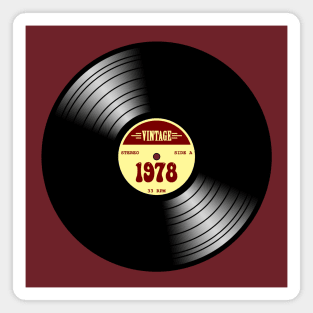 Vintage Vinyl 1978 Magnet